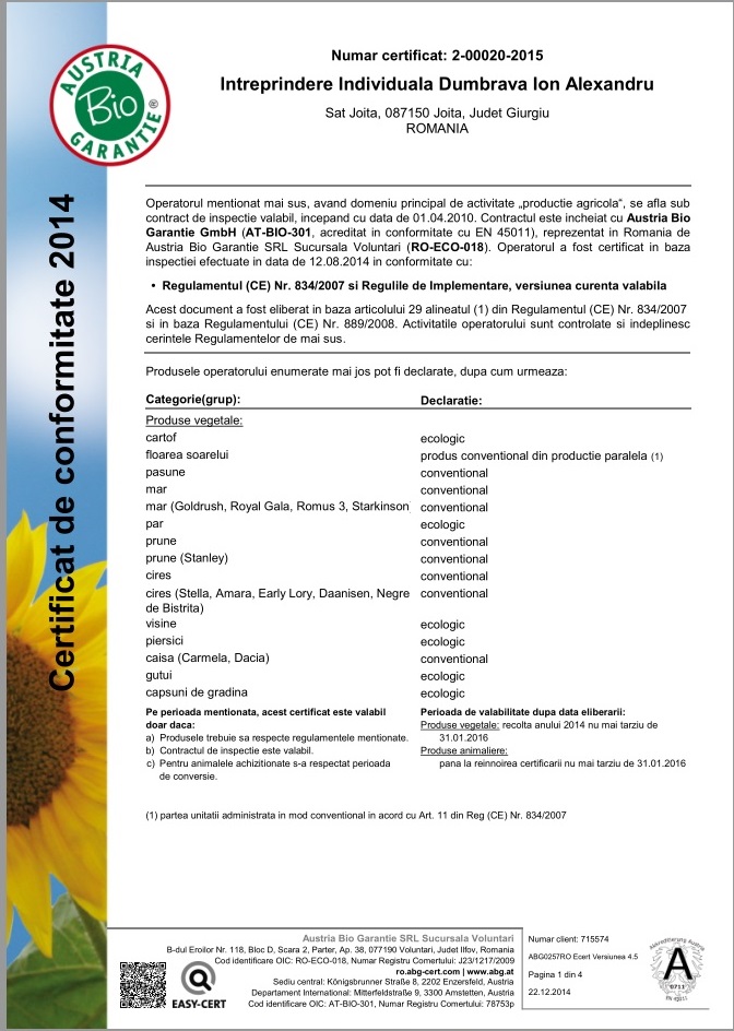 Certificat bio_1_2014